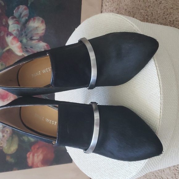 Nine West Faux Hair Heels - Picture 3 of 7